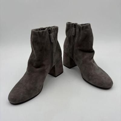 Grey Suede Ankle Boots - Eileen Fisher - Appear New