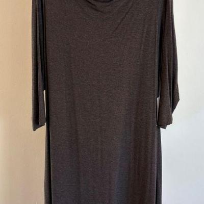 Brown/Black Light Jersey Knit Dress - Eileen Fisher - New w/Tag