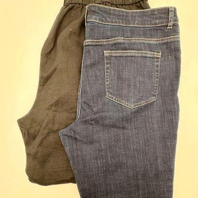 Linen Pants & Denim Jeans - Eileen Fisher/Logo - New w/ Tag