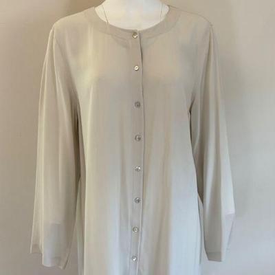 Ivory Silk Tunic/Shirt - Eileen Fisher - New w/ Tag