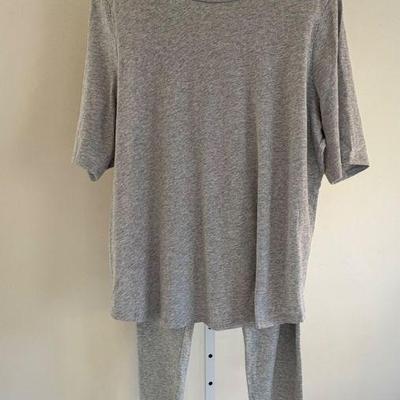 Grey Cotton Lounge Set - Eileen Fisher