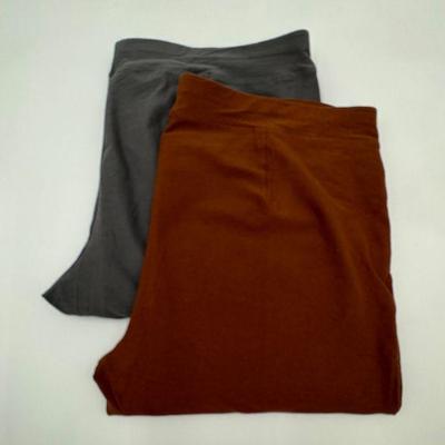 Slim Stretch Blend Pants - Eileen Fisher