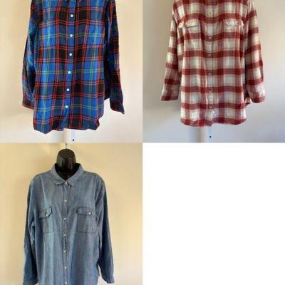 Casual Cotton Button Down Shirt Trio - Old Navy