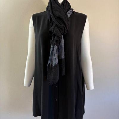 Silk Duo - Long Tunic & Scarf – Eileen Fisher