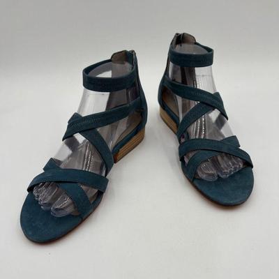 Strappy Blue Gladiator Sandals - Eileen Fisher - Appear New