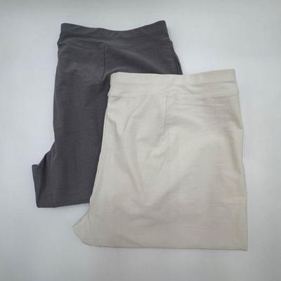 Slim Stretch Blend Pants - Eileen Fisher