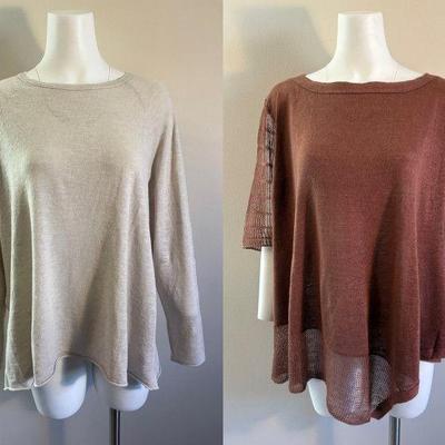 Lightweight Pair of Sweaters - Eileen Fisher/Poetry