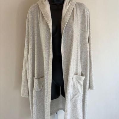 Long Tencel Cardigan & LInen Tank - Eileen Fisher