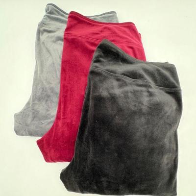 Soft Velour Comfort Pant Trio - Cuddle Duds