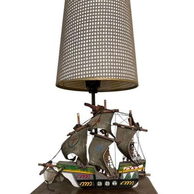 Vintage Gilbert SoftLite Explorer Ship Lamp