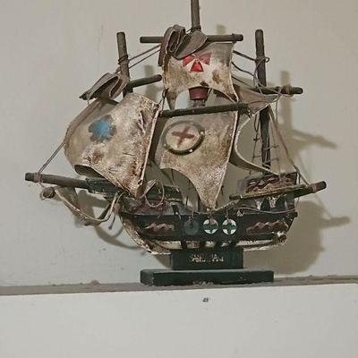Santa Maria Model 1492 Wooden Ship