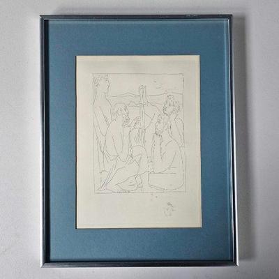 Picasso Etching