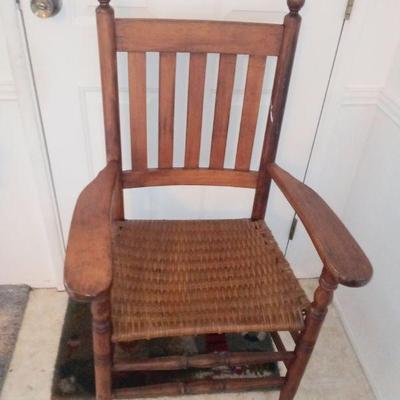 vintage cane chair