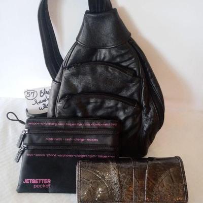 Leather backpack more