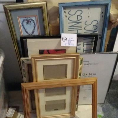 framed lot