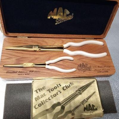 Mac Tools 24k Pliers Collector's set
