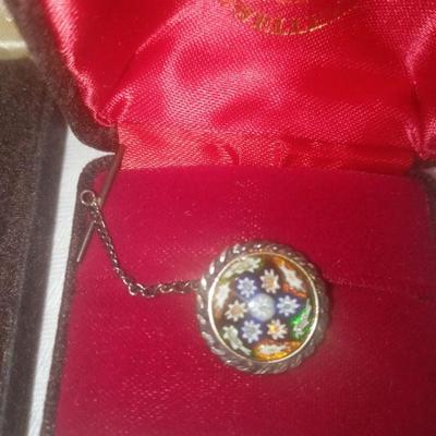 vintage millefiori jewelry