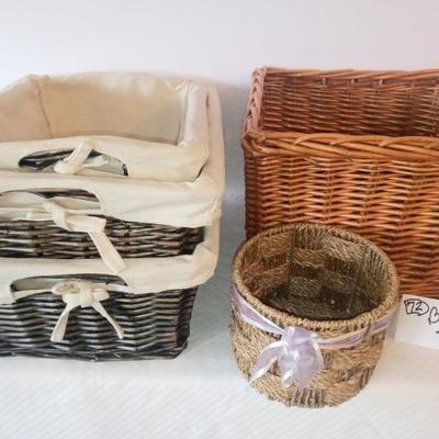 wicker baskets