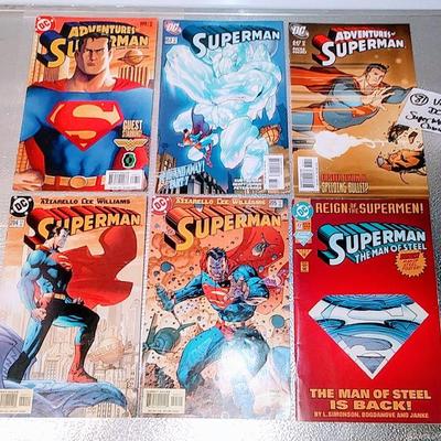 vintage dc Superman comics