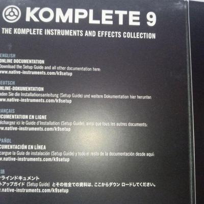 NI Komplete 9 instrument & effects collection