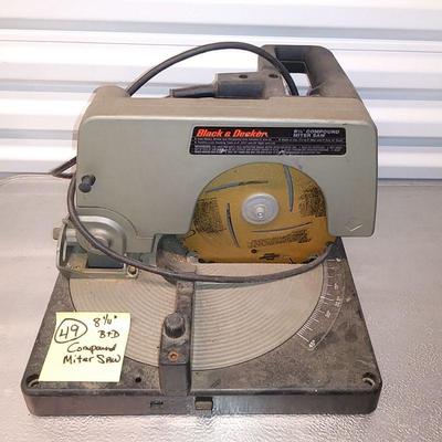 B&D compound saw