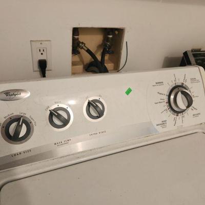 AVAILABLE NOW Whirlpool Washer & Dryer (Electric) White - Work Great $118 for both