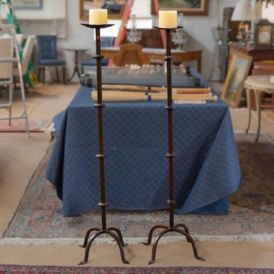 Tall iron candle holders May 9-11