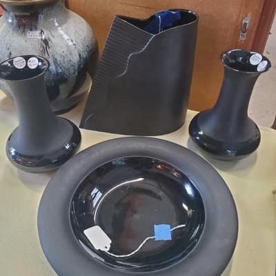 Rosenthal black pottery