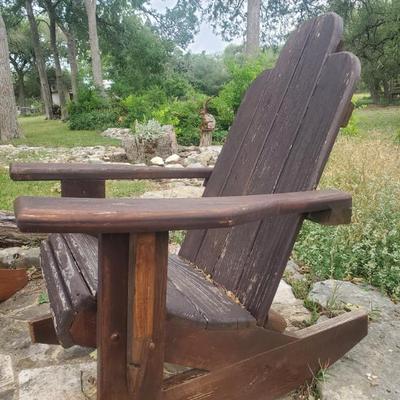 Adirondack rocker $85