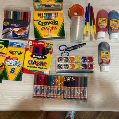 Children’s art supplies
