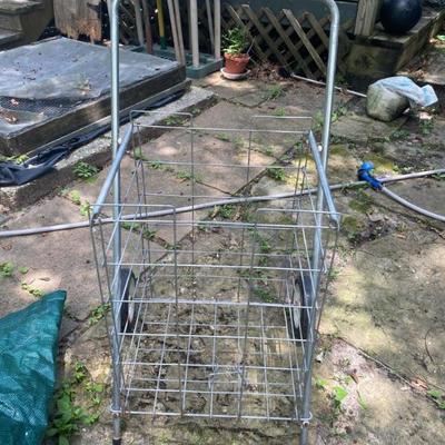 Rolling shopping cart