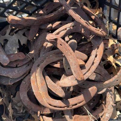 Sale Photo Thumbnail #51: old horse shoes 