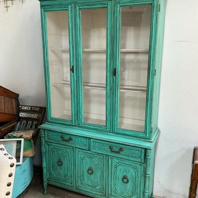 Lenoir House Aqua Bamboo Cabinet 