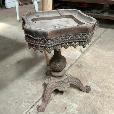 Antique Metal Stool Base
