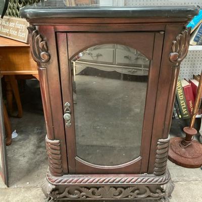 Marble Top Decorative Cabinet