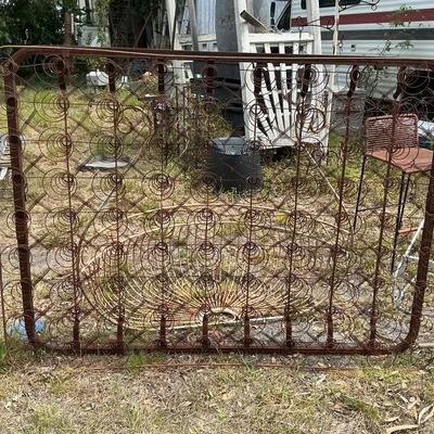 Bedspring Coil Wall Art Or Trellis