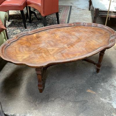Heritage Wood Check Coffee Table