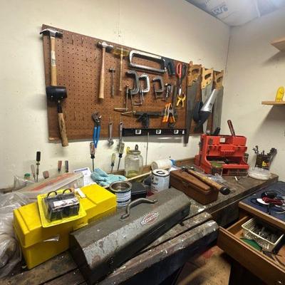 Garage full of tools