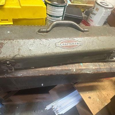 Vintage Craftsman toolbox 