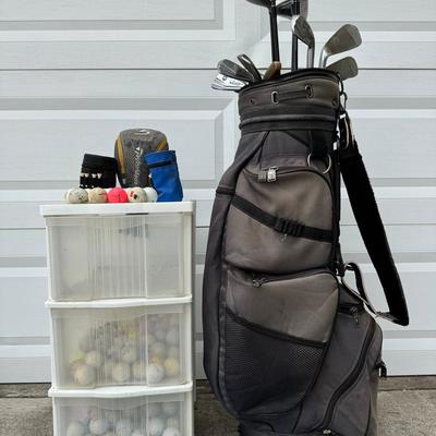 Golf Clubs, Balls, And More Balls !