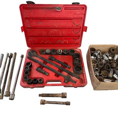 Heavy-Duty Ratchet & Socket Set + Miscellaneous Extras!