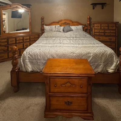 Drift Into Dreamland With This Stunning, Complete Bedroom Set!