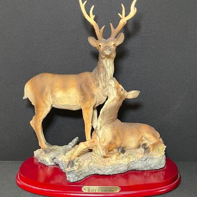 Ruby's Collection: Majestic Deer Figurine
