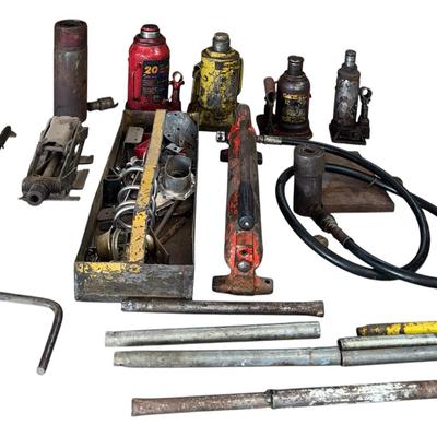 Heavy-Duty Hydraulic Jack Assortment - Port-A-Power, Bottle Jacks, and More!