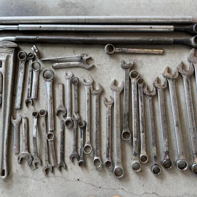 Heavy-Duty Wrench Assortment w/Cheater Bars...36" Ridgid & More!