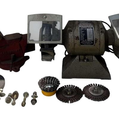 Heavy-Duty Industrial Grinding & Workstation Package!