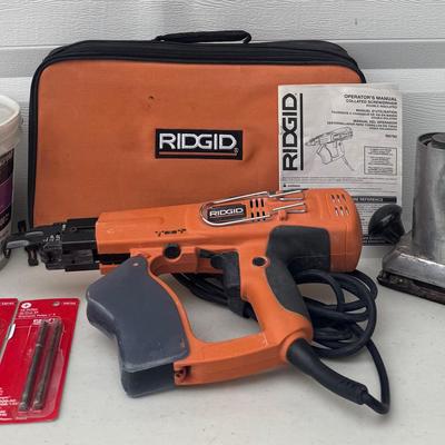 Ridgid Screwdriver And Orbital Sander...Ready for Action!