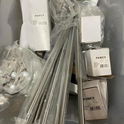 Pamex Hardware, Bag Of Doorstops, Stainless Poles For The Home