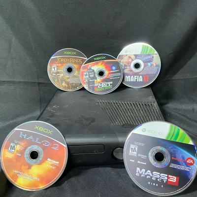 Xbox 360 With 5 Games