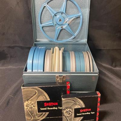 Vintage 1950s And 60s Seattle Family 8mm Film Reels With Case 